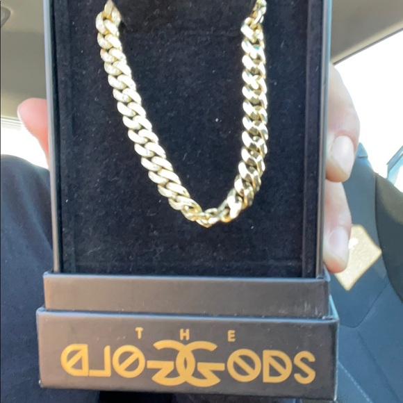 Gold Gods Diamond Miami Cuban Link - Picture 1 of 7